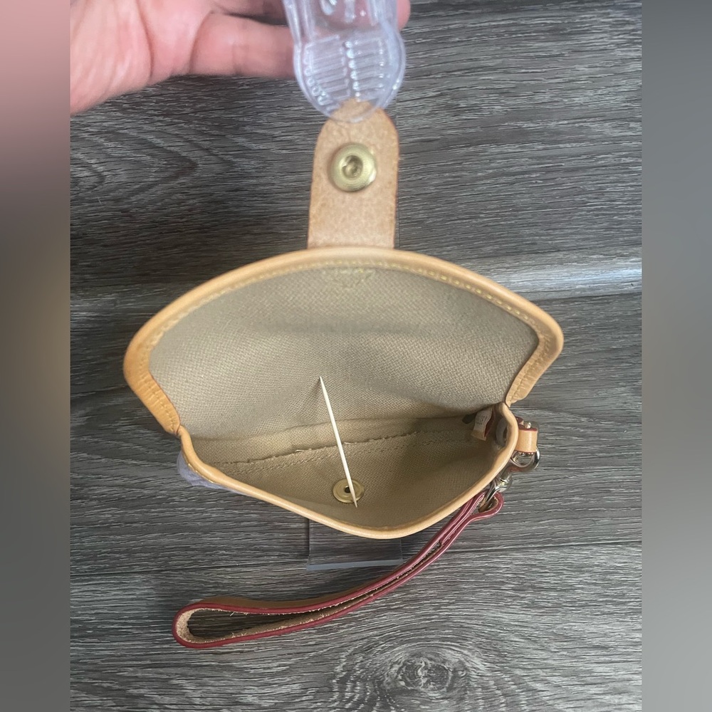 Dooney & Bourke Wristlet with Tan Trim - Picture 2 of 7